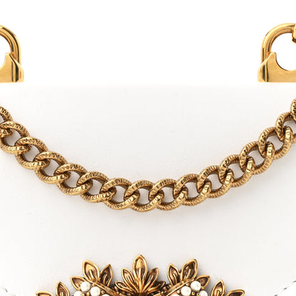 Dolce & Gabbana Smooth Calfskin Small Devotion Envelope Top Handle Bag White 8 of 12