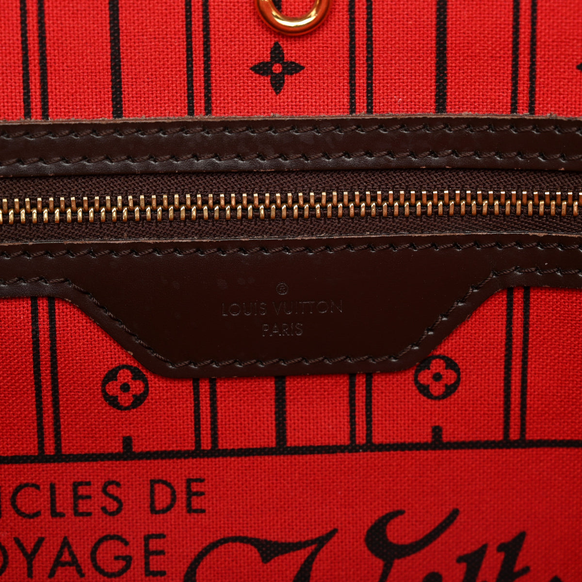 Louis Vuitton Damier Ebene Neverfull MM 6 of 16