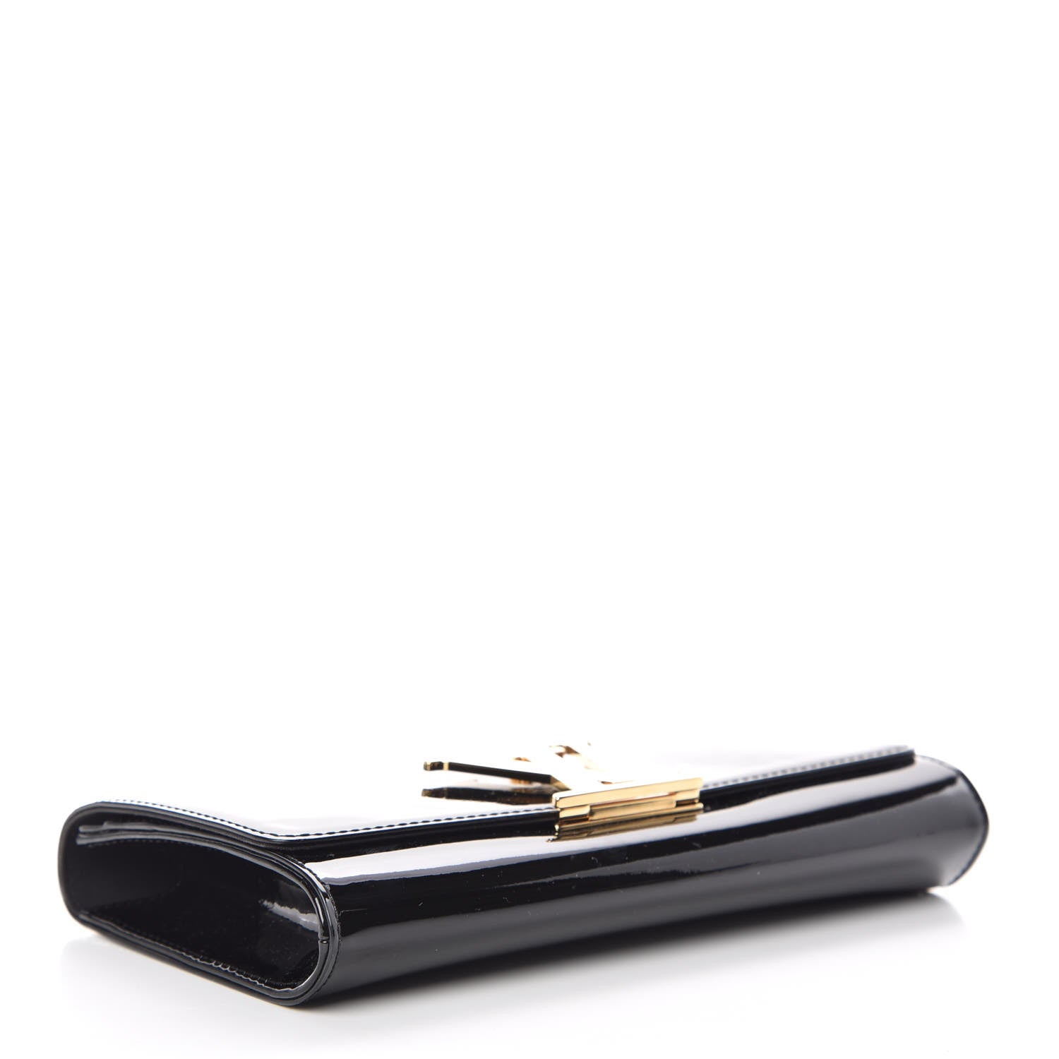 Louis Vuitton Patent Louise Clutch Black 4 of 8