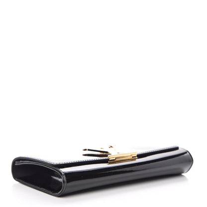 Louis Vuitton Patent Louise Clutch Black 4 of 8