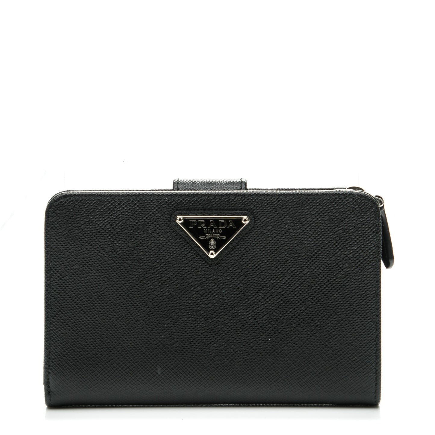 Saffiano Compact Wallet Nero Black