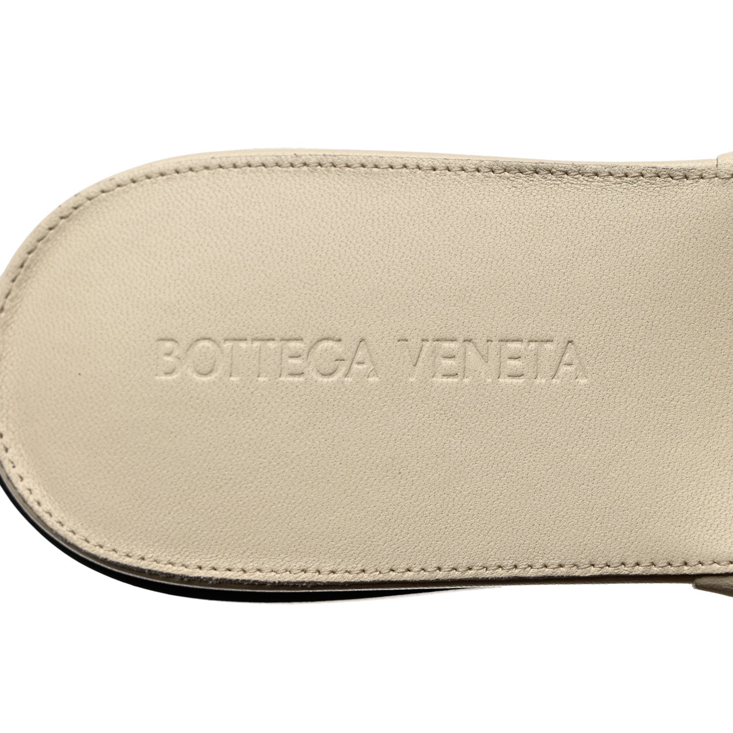 Bottega Veneta Nappa Quilted Rubber Lido Flat Sandals 40 Wax 6 of 7