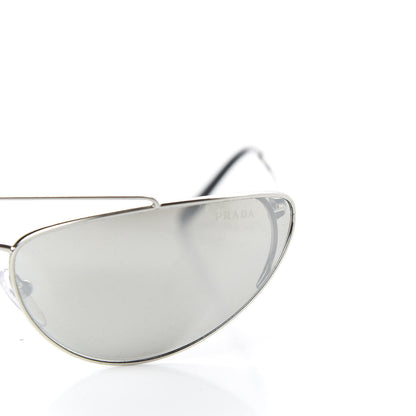 Prada Cat Eye Sunglasses SPR 62V Silver 7 of 8