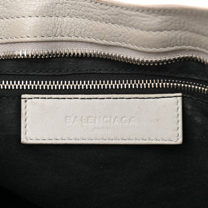 Balenciaga Chevre Silver Metallic Edge Hardware City Gris Glace 6 of 11