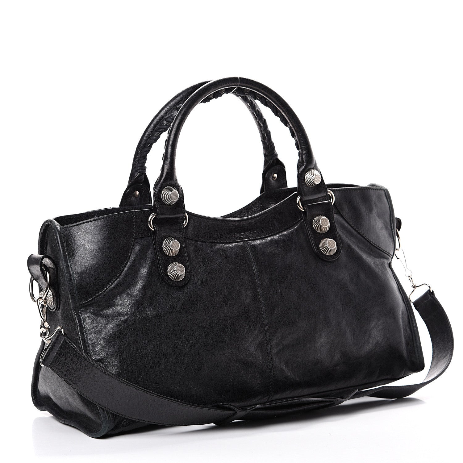 Balenciaga Agneau Giant 21 Silver Hardware Part Time Black 2 of 12