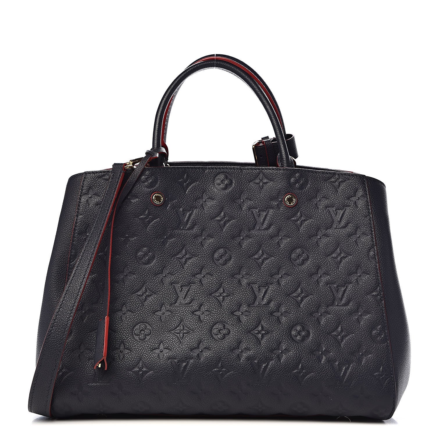 Louis Vuitton Empreinte Montaigne GM Marine Rouge 1 of 10