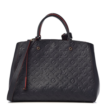 Louis Vuitton Empreinte Montaigne GM Marine Rouge 1 of 10