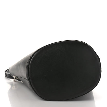 Prada City Calfskin Tambour Bucket Bag Black 4 of 8