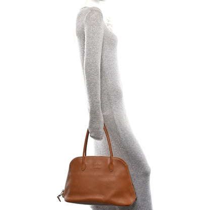 Miu Miu Soft Calf Top Handle Shoulder Bag Cognac 2 of 10