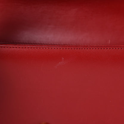 Saint Laurent Smooth Calfskin Medium Classic Monogram Kate Tassel Satchel Lipstick Red 7 of 19