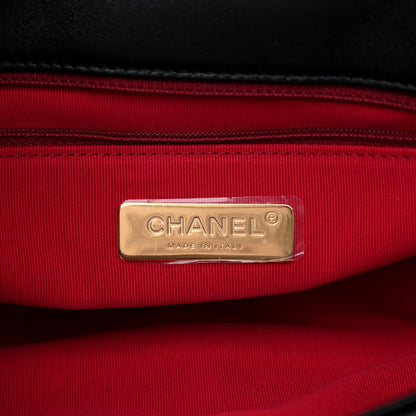 Chanel Lambskin Quilted Medium Chanel 19 Flap So Black 5 of 10