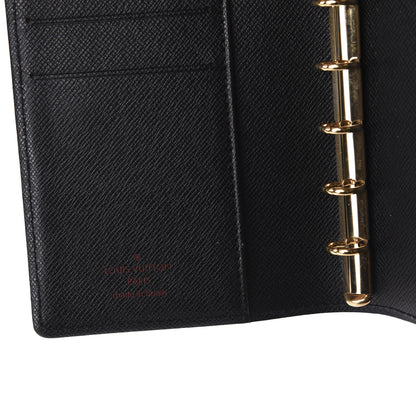 Louis Vuitton Epi Small Ring Agenda Cover Black 8 of 10