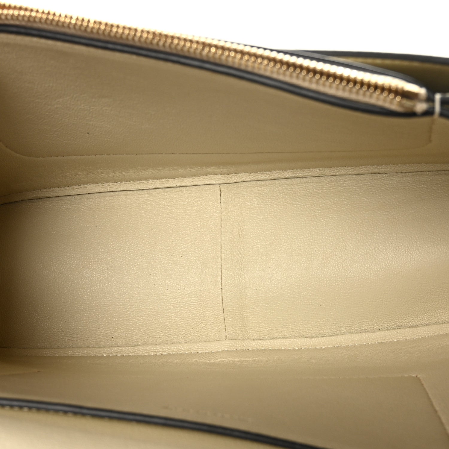 Celine Shiny Smooth Calfskin Medium Frame Shoulder Bag Chalk Mastic 5 of 9