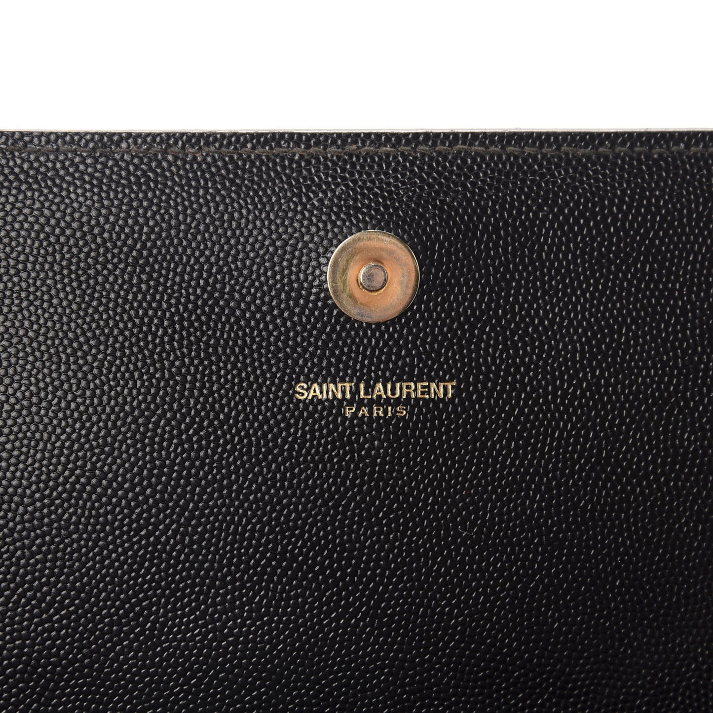 Grain De Poudre Monogram Cassandre Clutch Black