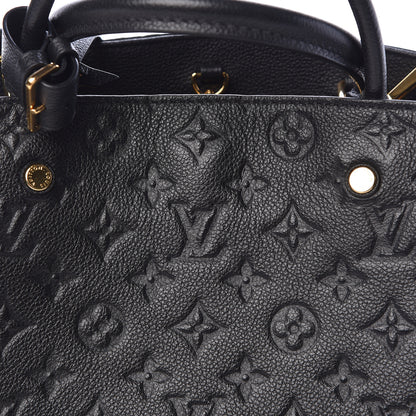 Louis Vuitton Empreinte Montaigne MM Black 9 of 9