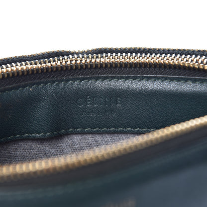 Celine Lambskin Small Trio Crossbody Bag Dark Green 37 of 42