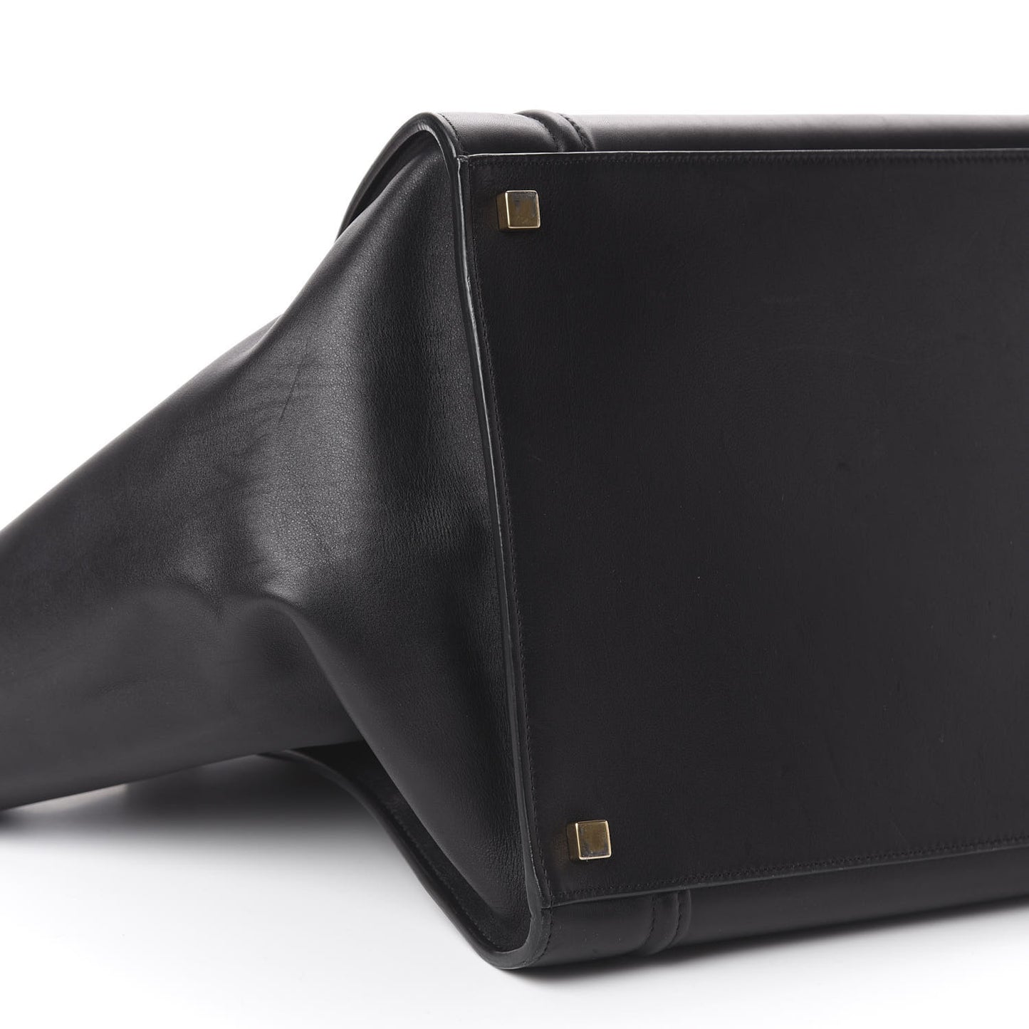 Supple Calfskin Medium Phantom Luggage Black