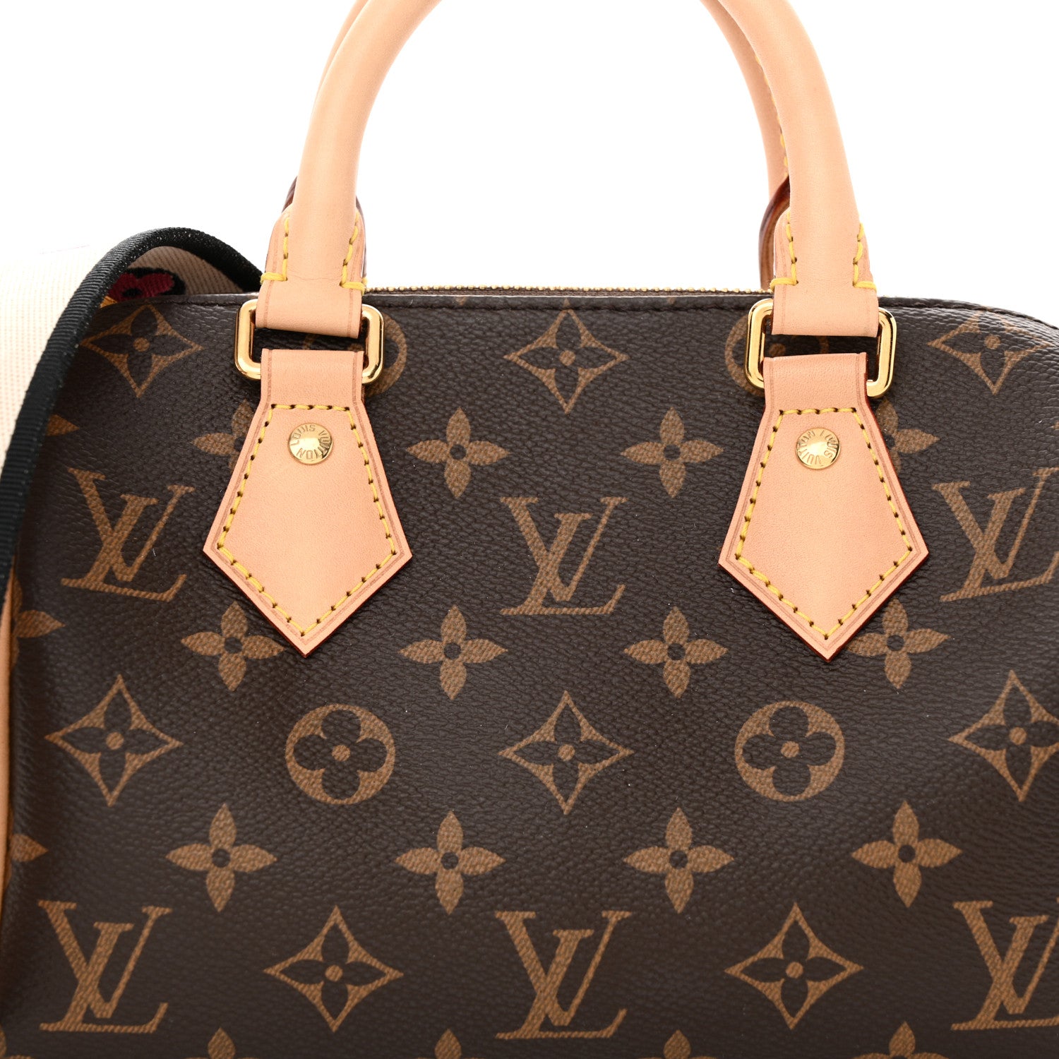Louis Vuitton Monogram Speedy Bandouliere 20 Black 7 of 11