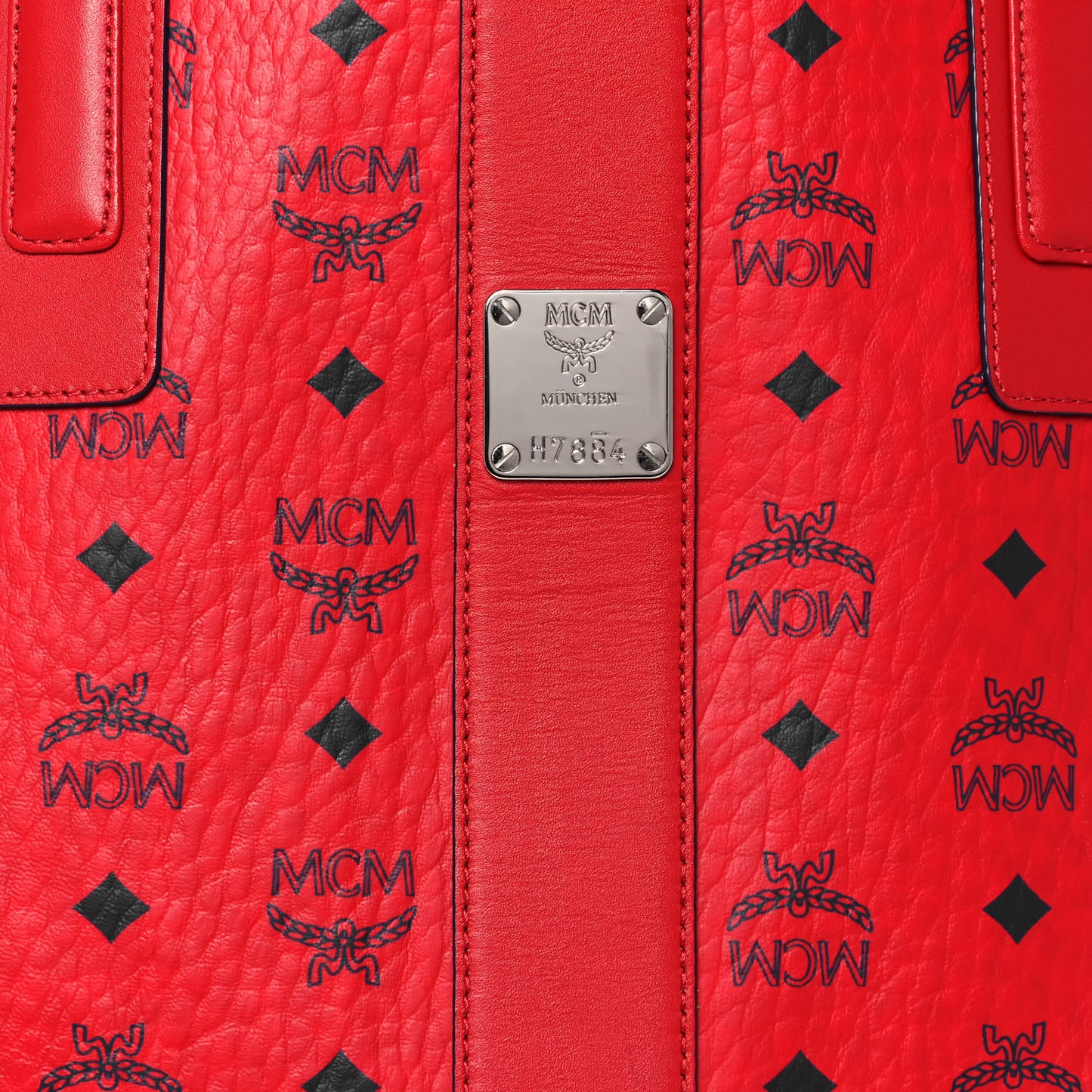 Visetos Large Liz Reversible Shopper Tote Ruby Red