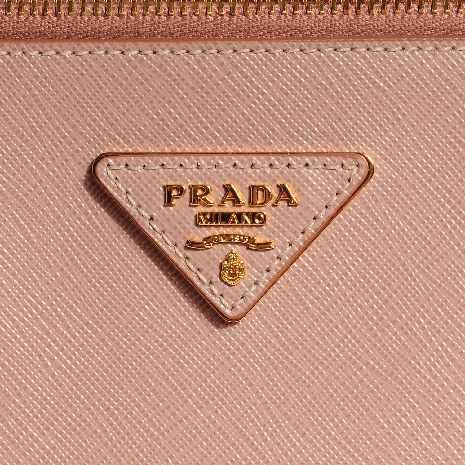 Prada Saffiano Lux Medium Double Zip Tote Cammeo 7 of 13
