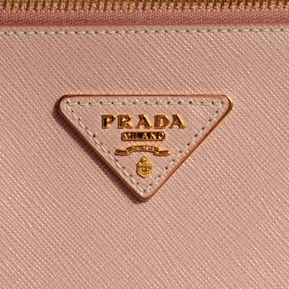 Prada Saffiano Lux Medium Double Zip Tote Cammeo 7 of 13