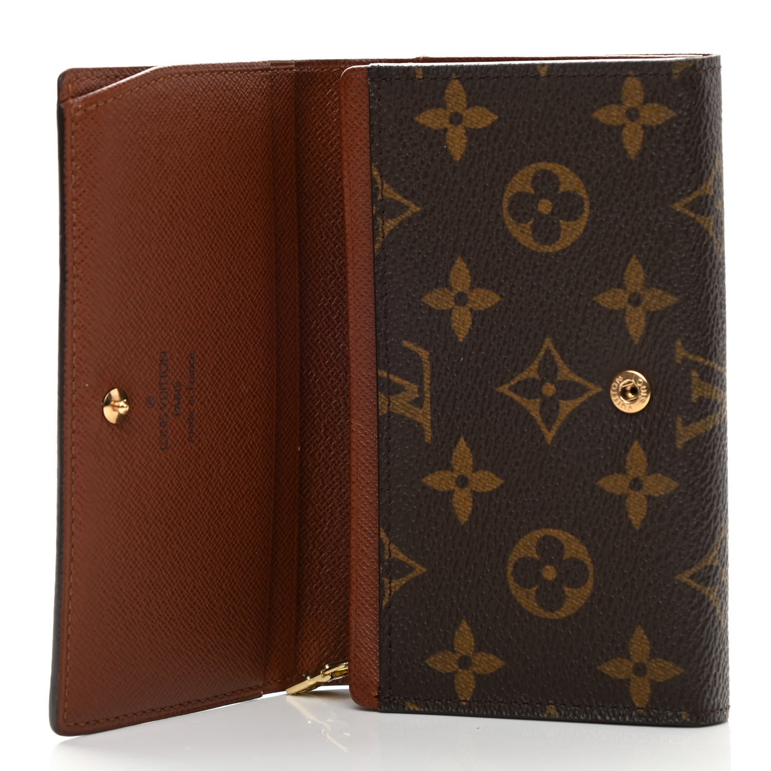 Louis Vuitton Monogram Porte-Monnaie Tresor Wallet 5 of 7