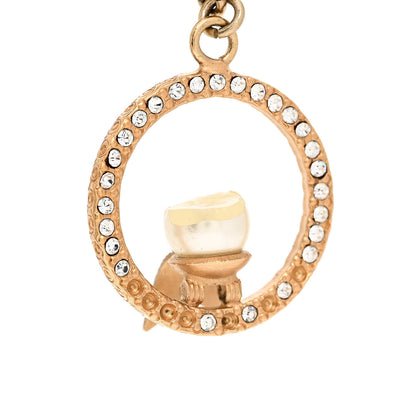 Chanel Pearl Crystal CC Bird Cage Multi Strand Long Necklace Gold 6 of 6