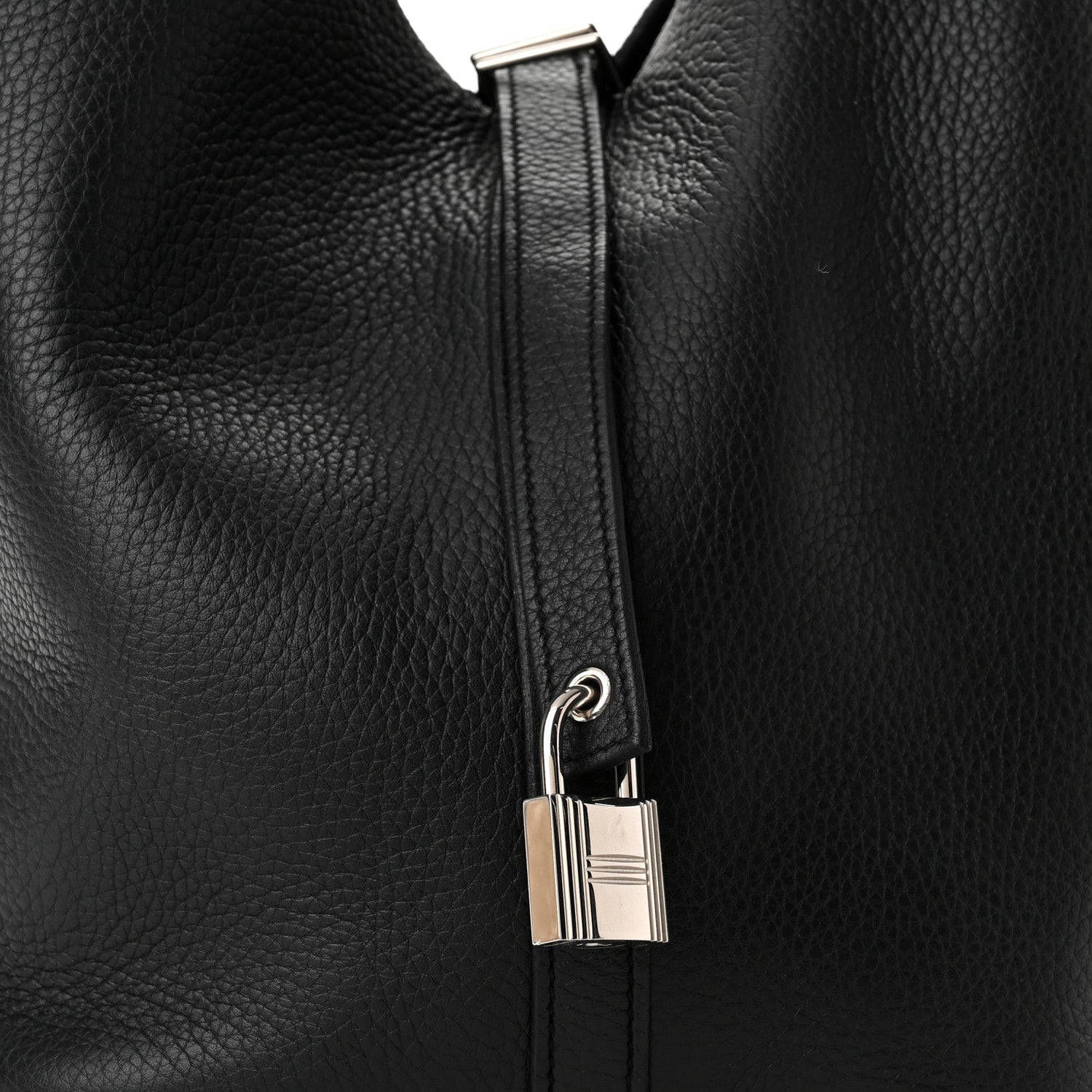 Hermes Taurillon Clemence Picotin Lock 26 GM Black 8 of 10
