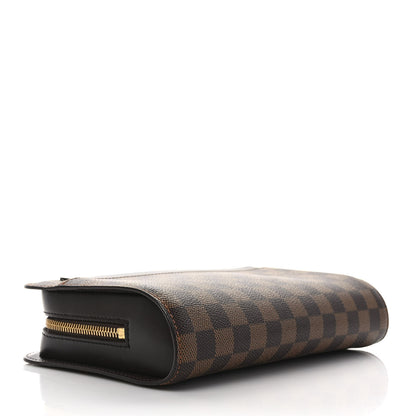 Louis Vuitton Damier Ebene Pochette Saint Louis Clutch 4 of 8