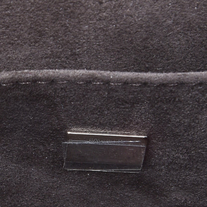 Fendi Shiny Nappa Trapuntata Micro Double Baguette Papavero 7 of 9