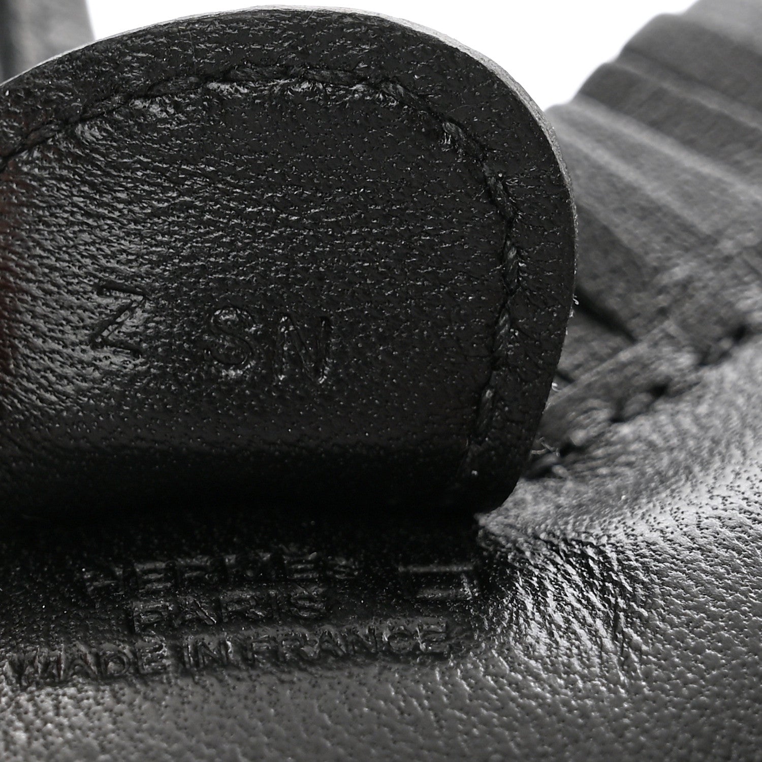 Hermes Milo Lambskin Matte Alligator Touch Grigri Rodeo Horse Bag Charm PM So Black 3 of 5