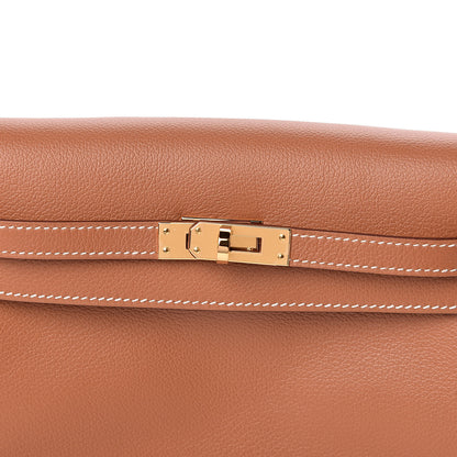 Hermes Evercolor Kelly Danse II Belt Bag Gold 10 of 11