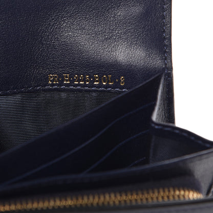 Valentino Garavani Calfskin Rockstud Wristlet Travel Wallet Marine 9 of 9