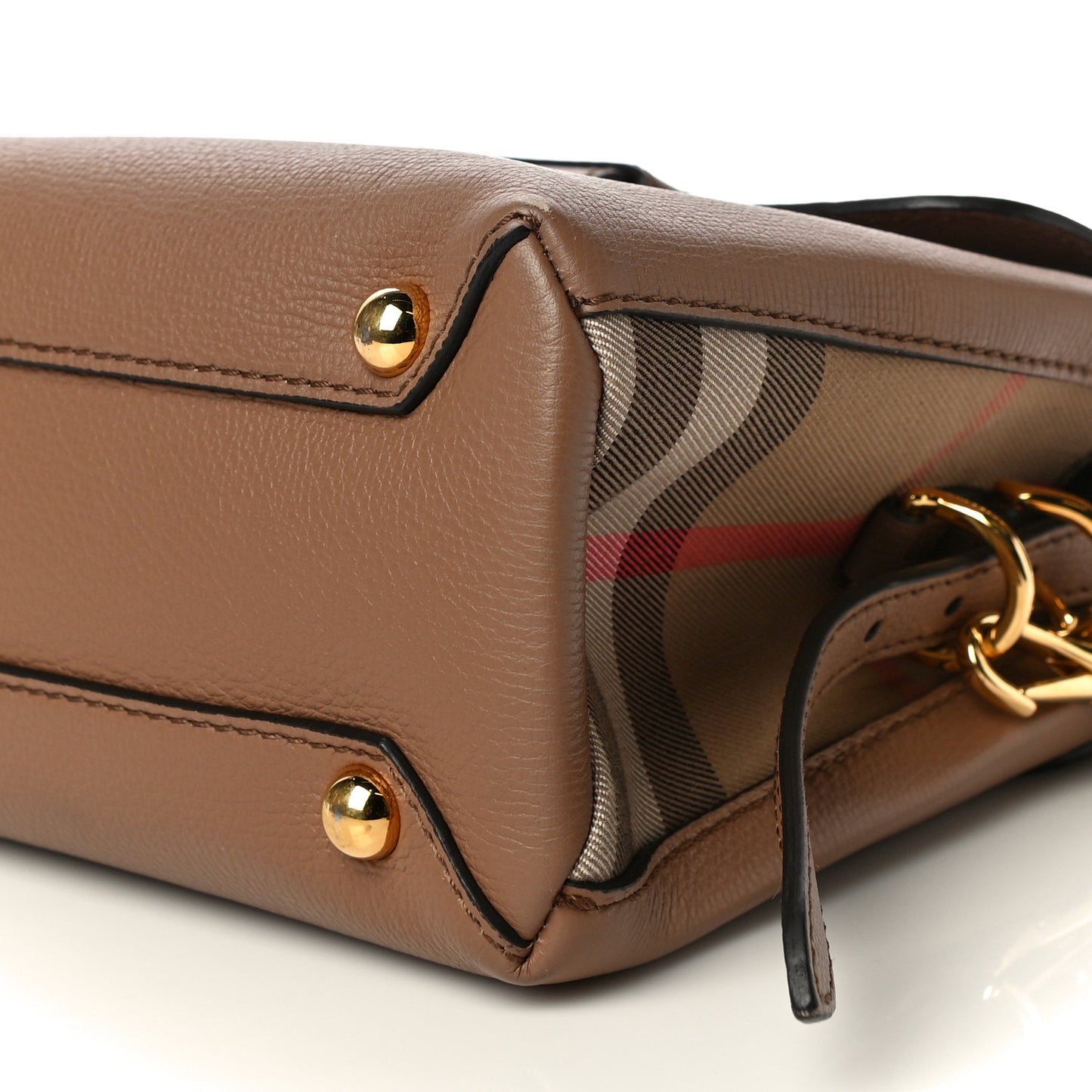 Derby Calfskin House Check Small Camberley Dark Sand