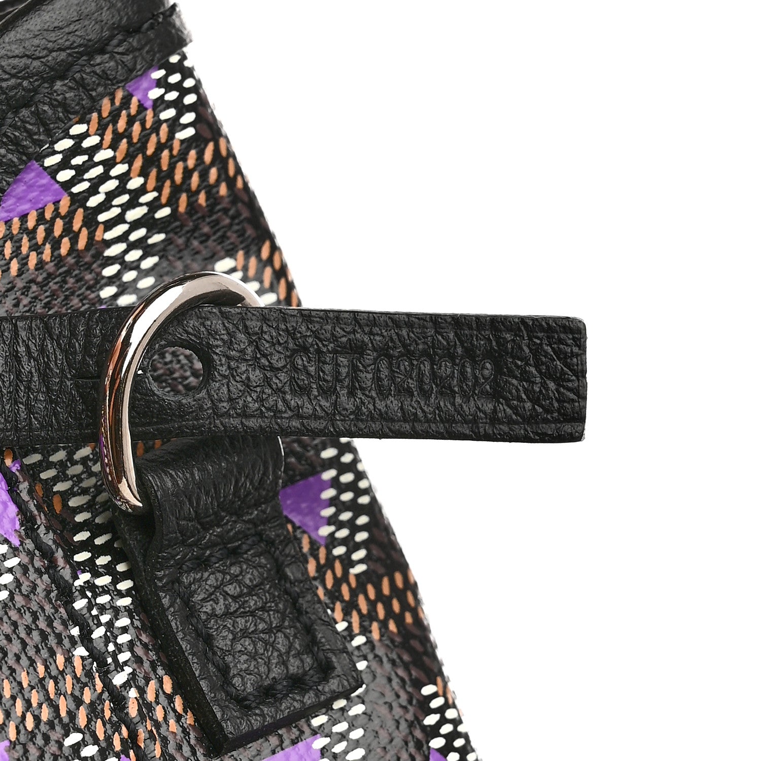 Goyard Goyardine Saint Louis Claire Voie GM Black Purple 8 of 11