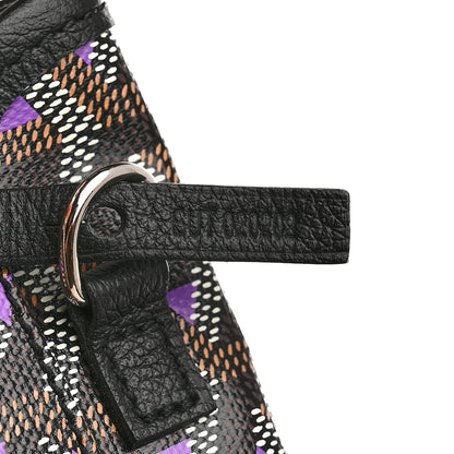 Goyard Goyardine Saint Louis Claire Voie GM Black Purple 8 of 11