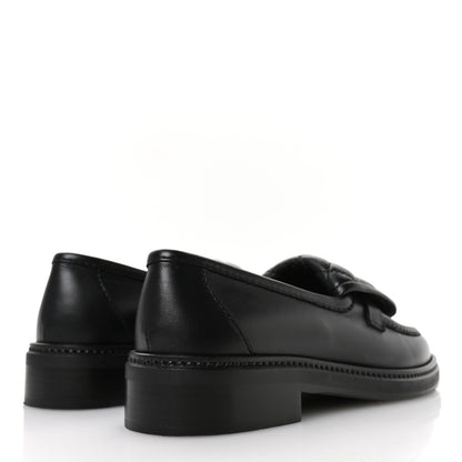 Chanel Lambskin Quilted CC Turnlock Loafers 36 Black 5 of 8