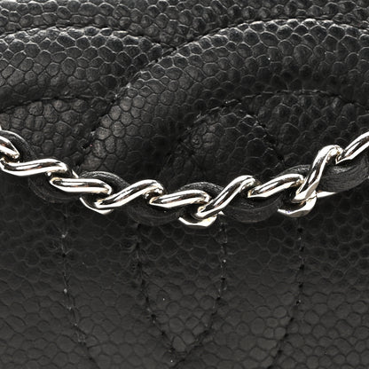Chanel Caviar Timeless CC Wallet On Chain WOC Black 8 of 11