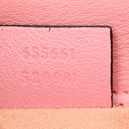 Gucci Wonka Grain Calfskin Mini Diana Tote Bag Wild Rose Fuxia Fluo 7 of 10