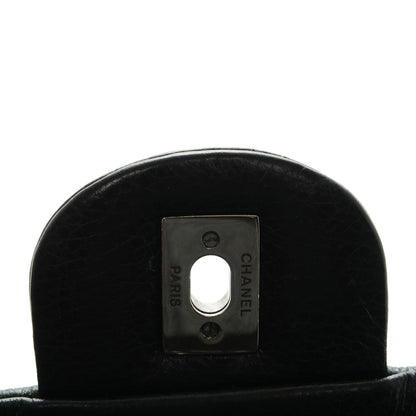 Chanel Glazed Calfskin Stitched On The Road Flap Black 6 of 8