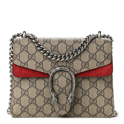 Gucci GG Supreme Monogram Mini Dionysus Shoulder Bag Hibiscus Red 1 of 9