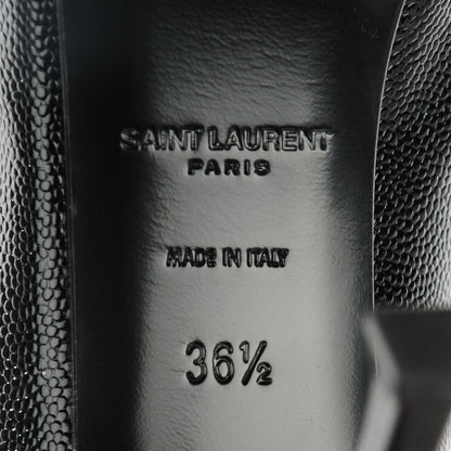 Saint Laurent Vernigolf Tribute 80 Platform Pumps 36.5 Black 7 of 8