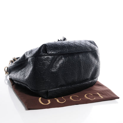 Gucci Guccissima Medium Emily Hobo Black 4 of 8