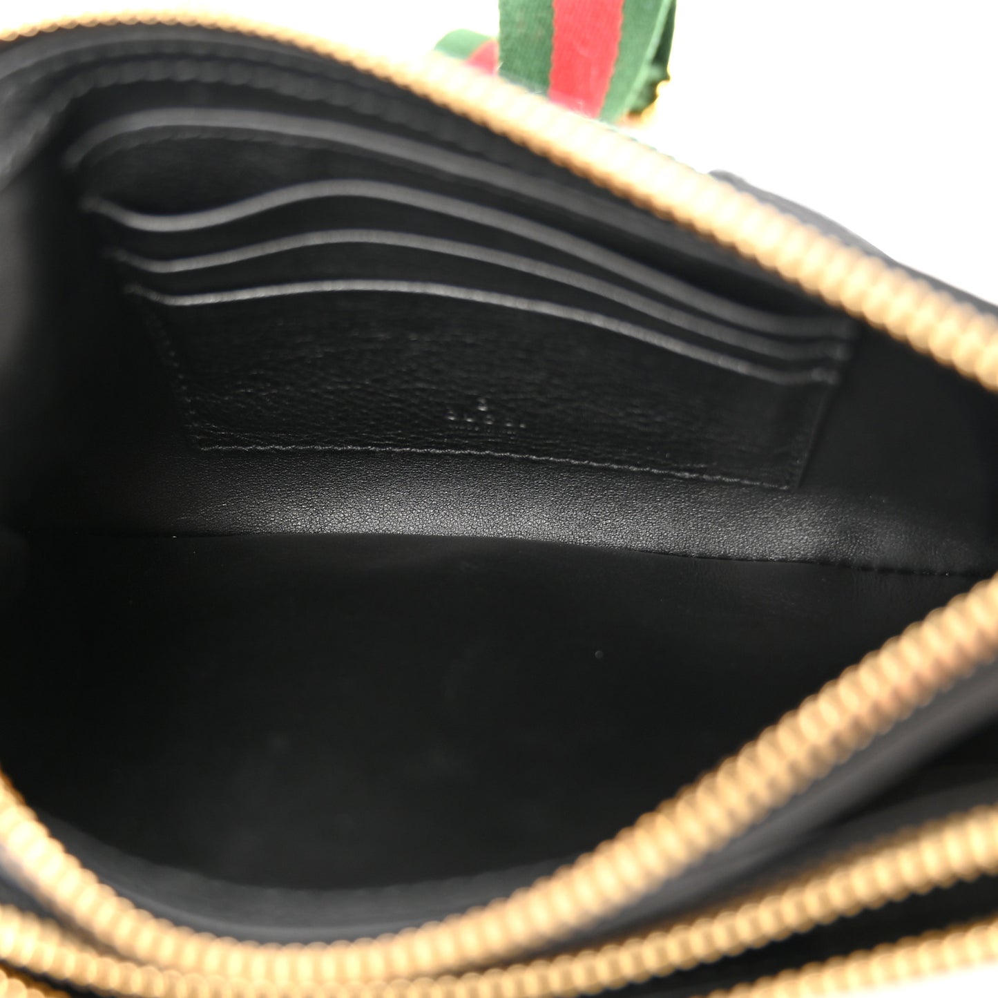 Roxy Calfskin Web Mini Blondie Crossbody Bag Black