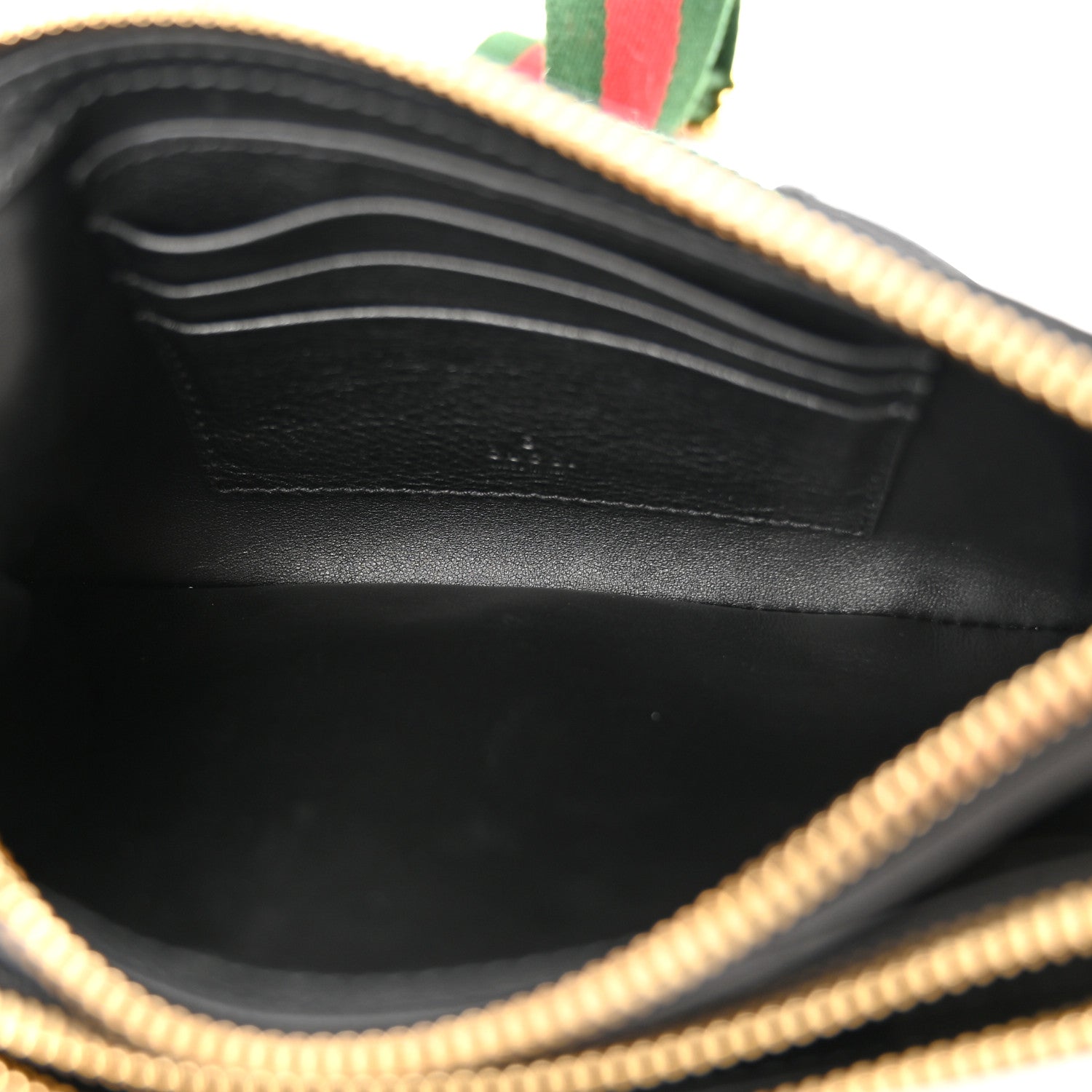 Gucci Roxy Calfskin Web Mini Blondie Crossbody Bag Black 6 of 12