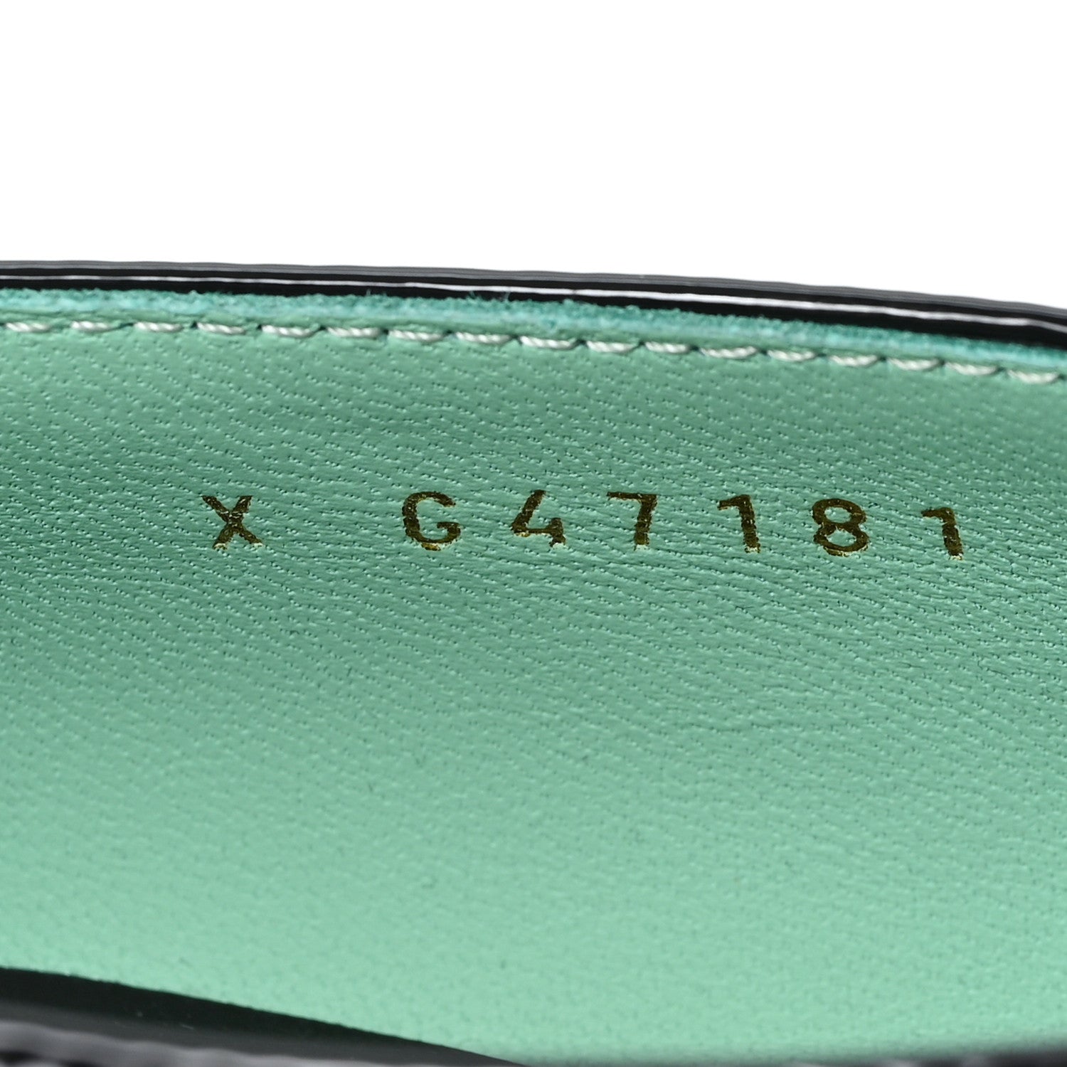 Chanel Crocodile Embossed Patent Calfskin Pumps 37 Green Black 9 of 9