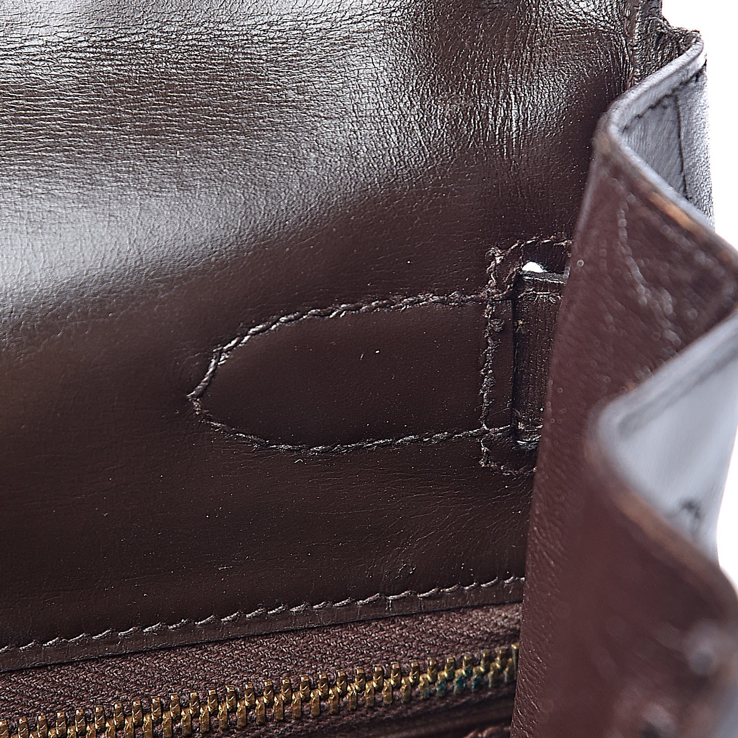 Hermes Box Kelly Retourne 32 Chocolate 15 of 64