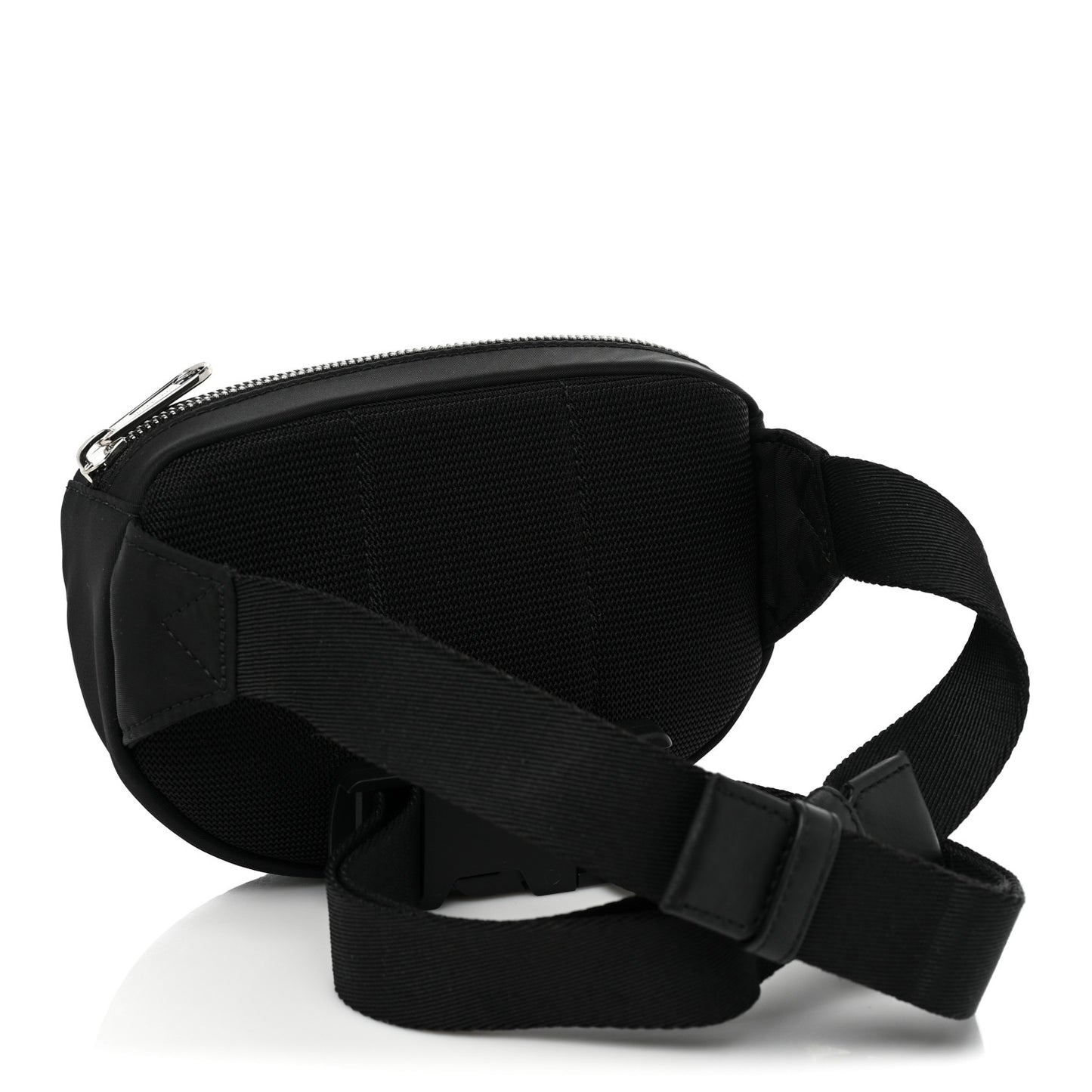 Econyl Logo Print Small Cannon Bum Bag Black
