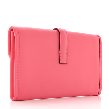 Hermes Swift Jige Duo Clutch Rose Azalee 3 of 9