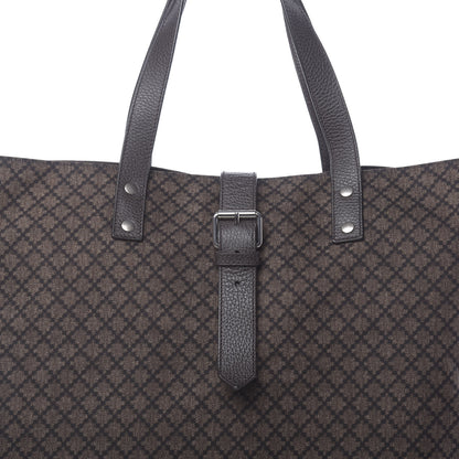 Gucci Nylon Diamante Web Buckle Tote Brown 10 of 10